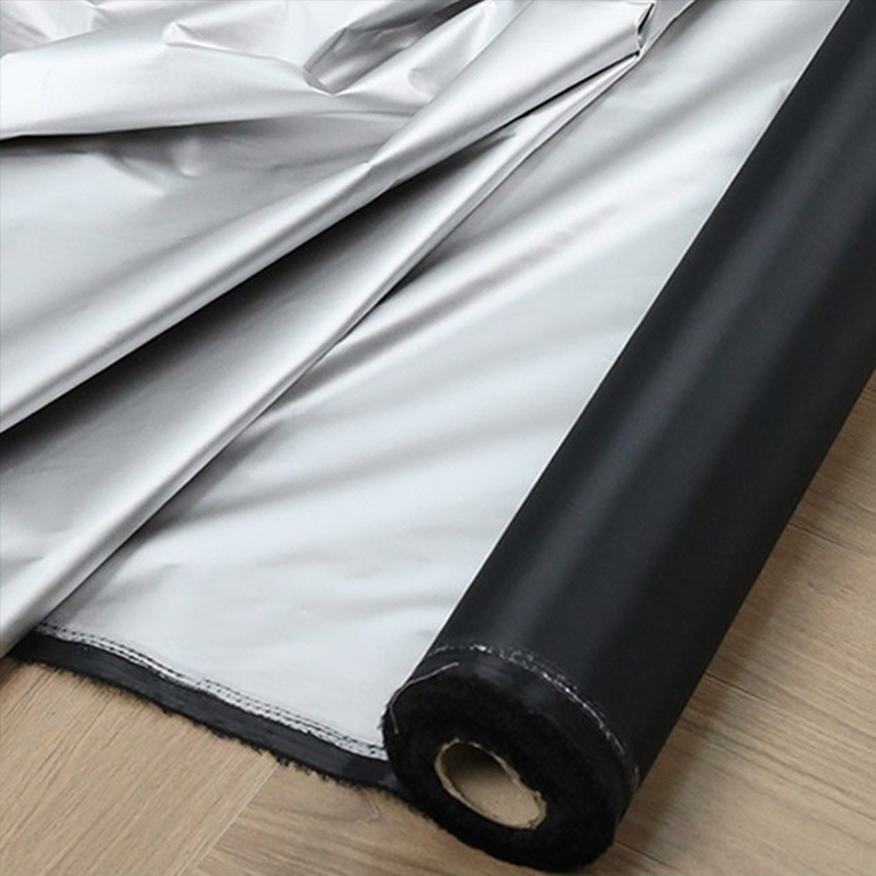 Sewing Cloth - ผ้ากันแสงสีดำเคลือบเงิน 1 เมตร ผ้าฉนวนกันความร้อน ผ้าทึบแสง สำหรับห้องปฏิบัติการ