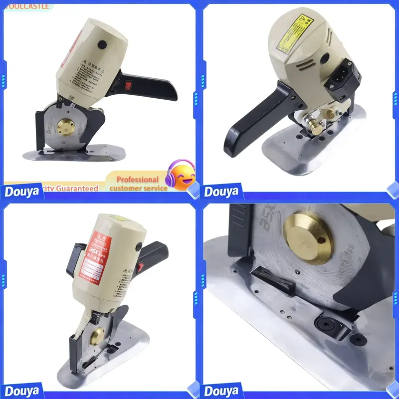 Rotary Cutter Fabric - เครื่องตัดผ้าไฟฟ้าแบบพกพา, ปรับความหนาการตัดได้ 0-27 มม./0-40 มม. เครื่องตัดผ้าแบบหมุน