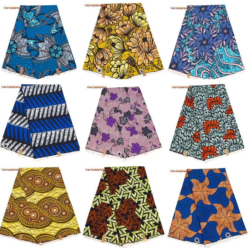 Sewing Batik - อังการาแอฟริกันพิมพ์ Patchwork ผ้าสิ่งทอ100% โพลีเอสเตอร์จริงจักรเย็บผ้า DIY Craft