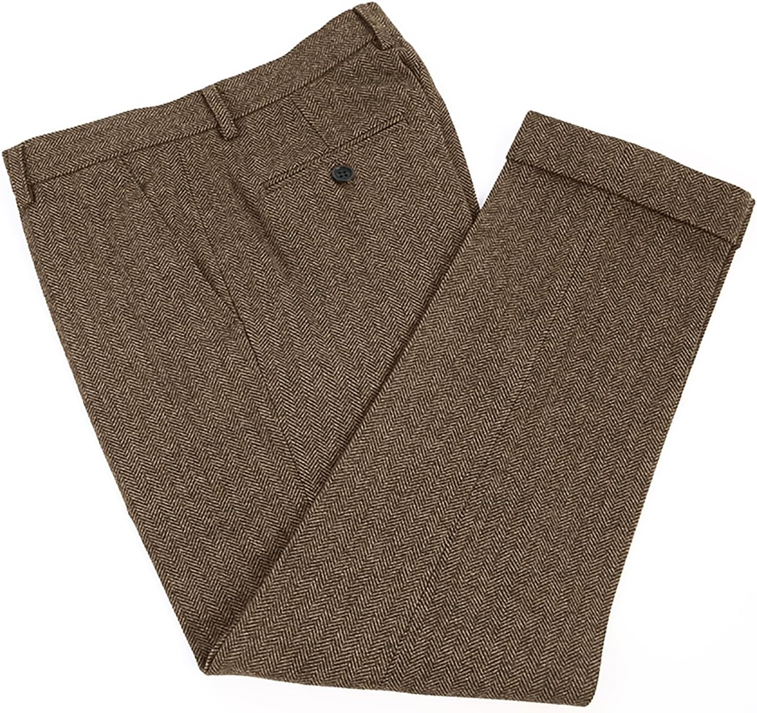Sewing Tweed - กางเกงทวีดลายก้างปลา ทรงวินเทจ ทรงปกติ ใส่ได้ทั้งแบบลำลองและเป็นชุดนักเรียน