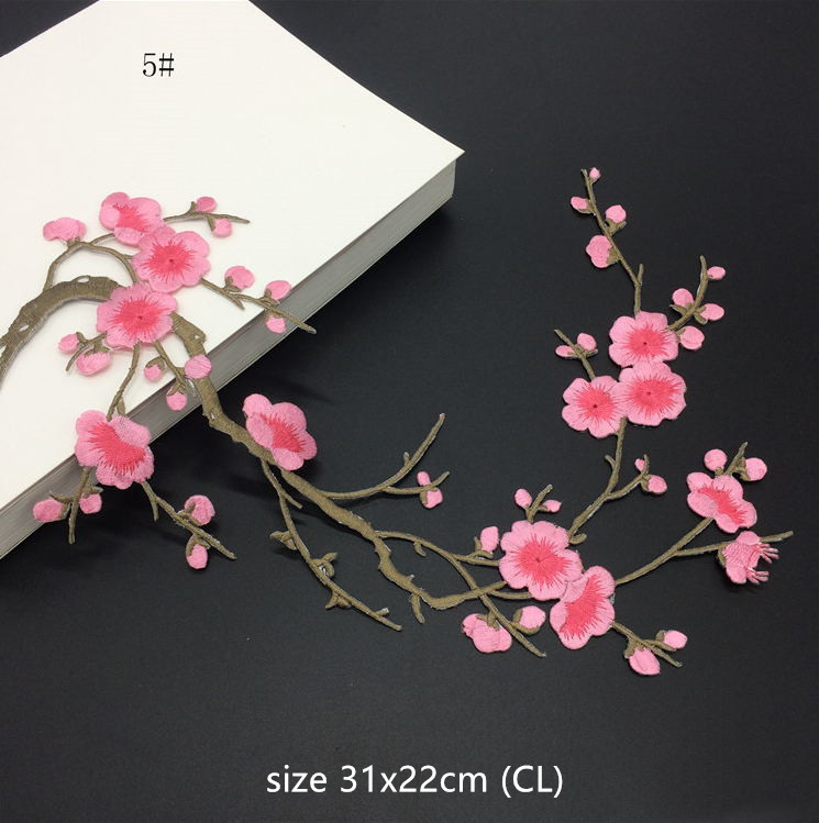 Sewing Id - 27 สี 10 ชิ้นดอกไม้ใหญ่แพทช์ปักเหล็กบนเย็บบนกางเกงยีนส์เสื้อ TShirt กระเป๋าหมวกตกแต่งซ่อม