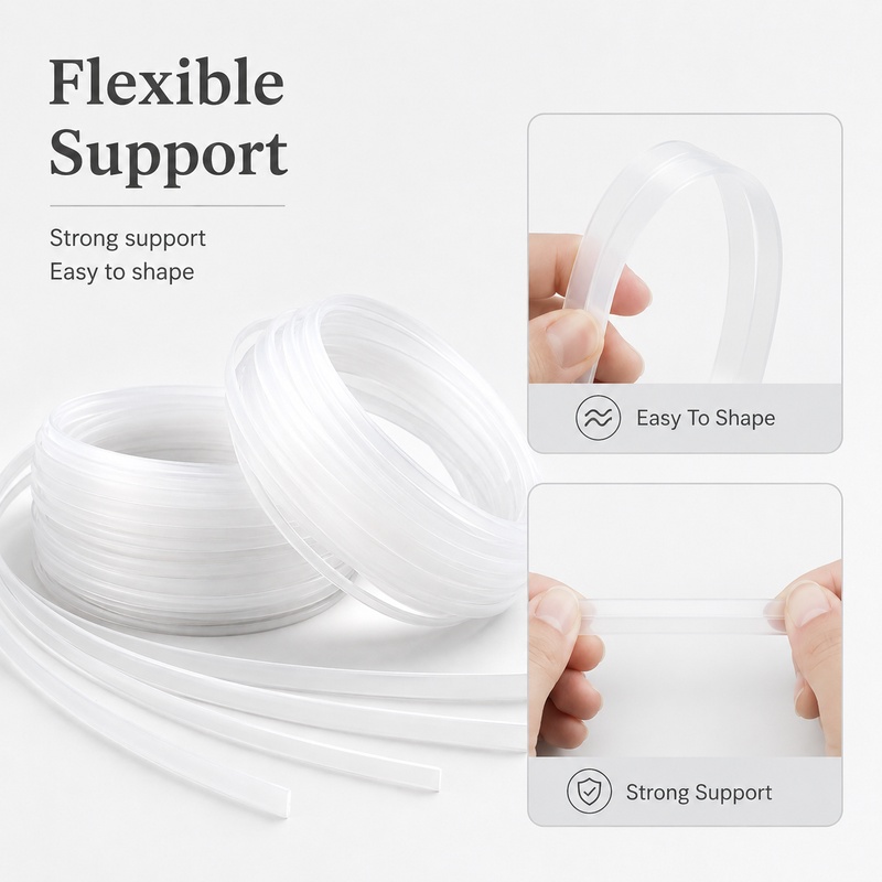 เทปพลาสติกใสสำหรับเสริมโครงชุด - Textile Sewing Support บทวิจารณ์และราคา