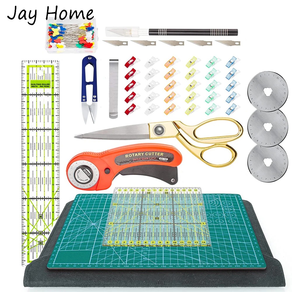 42PCS เครื่องตัดโรตารี่ชุด45มม - Rotary Cutter Fabric บทวิจารณ์และราคา