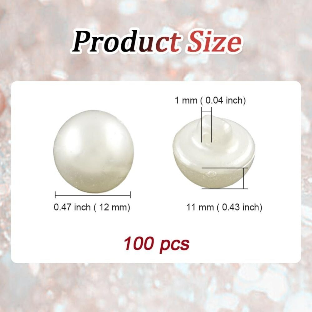 12MM 100 Pcs 1 Hole Beige เลีย - Sewing Kit บทวิจารณ์และราคา