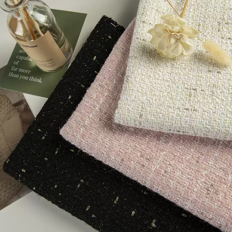 สีเบจและทองเส้นด้ายย้อมผ้าทวีด - Sewing Tweed บทวิจารณ์และราคา