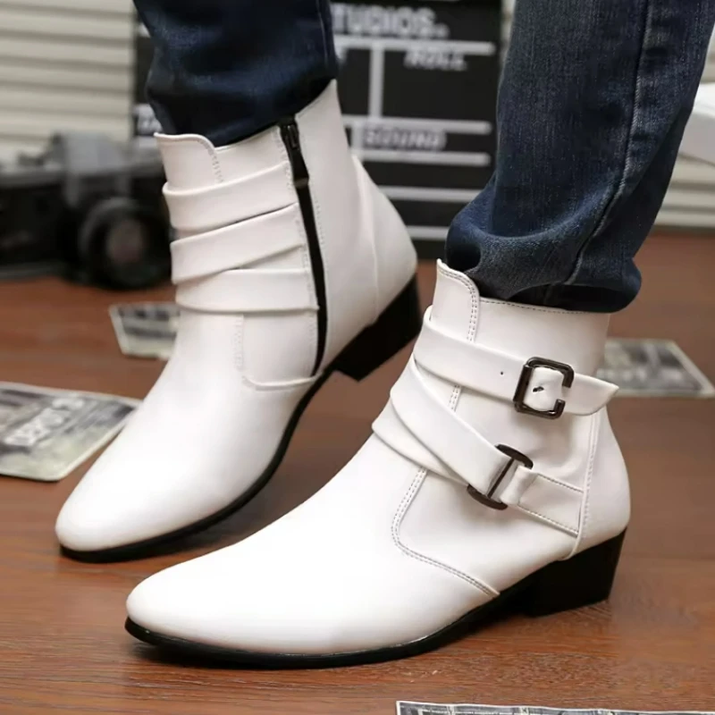 รองเท้าบูทผู้ชายแบบใหม่ รองเท้ - Sewing Nylon บทวิจารณ์และราคา