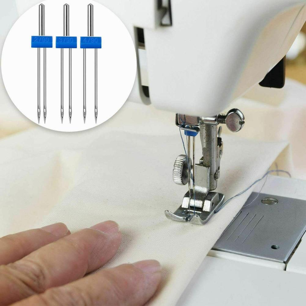 ชุดเข็มเย็บผ้าคู่แบบมืออาชีพ 3 - Twin Needle Stretch บทวิจารณ์และราคา