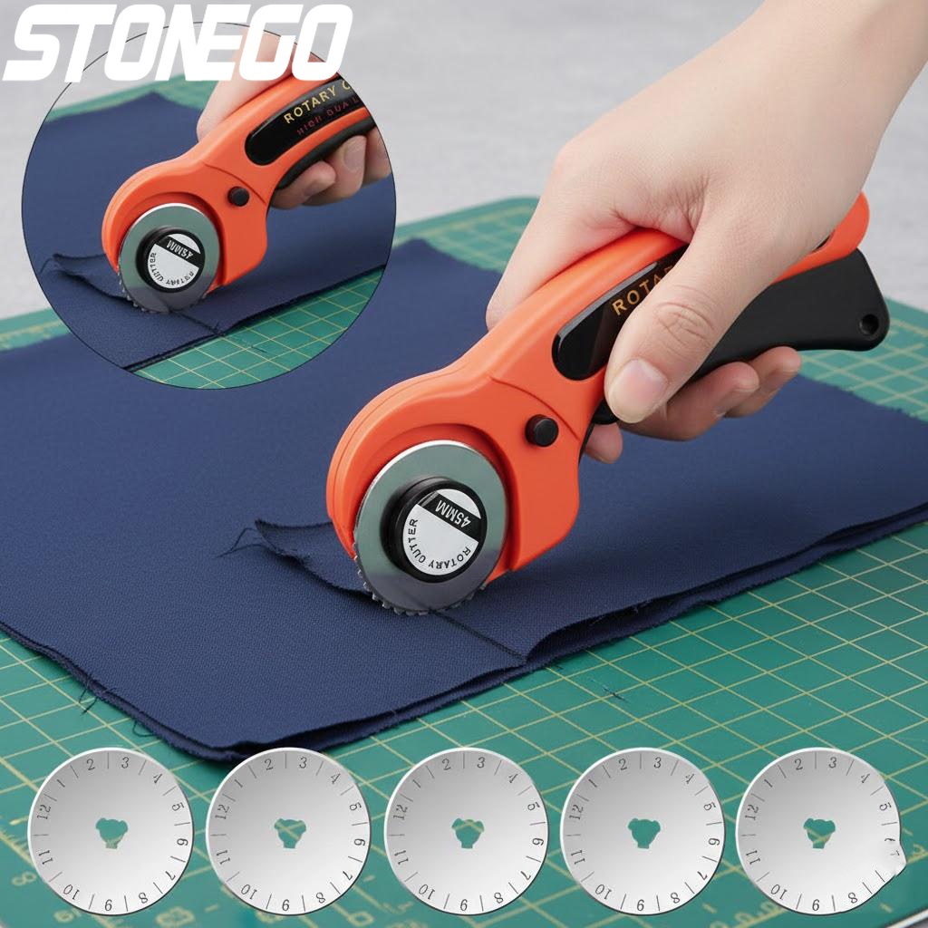 มีดตัดแบบหมุนสำหรับผ้าหนัง เคร - Rotary Cutter Fabric บทวิจารณ์และราคา