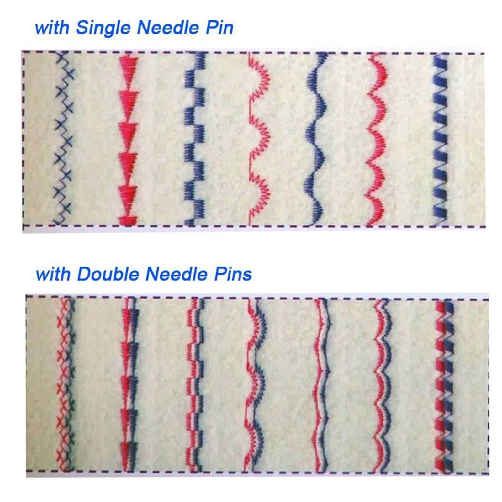 ชุดเข็มคู่ 3 ชิ้นสำหรับจักรเย็ - Twin Needle Stretch บทวิจารณ์และราคา