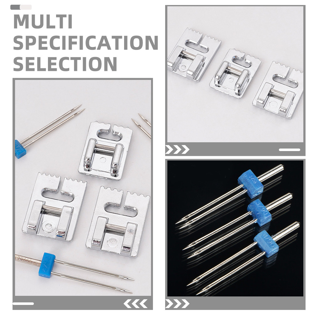 เข็มจักรเย็บผ้าแบบสองรู 2 ขนาด - Twin Needle Stretch บทวิจารณ์และราคา