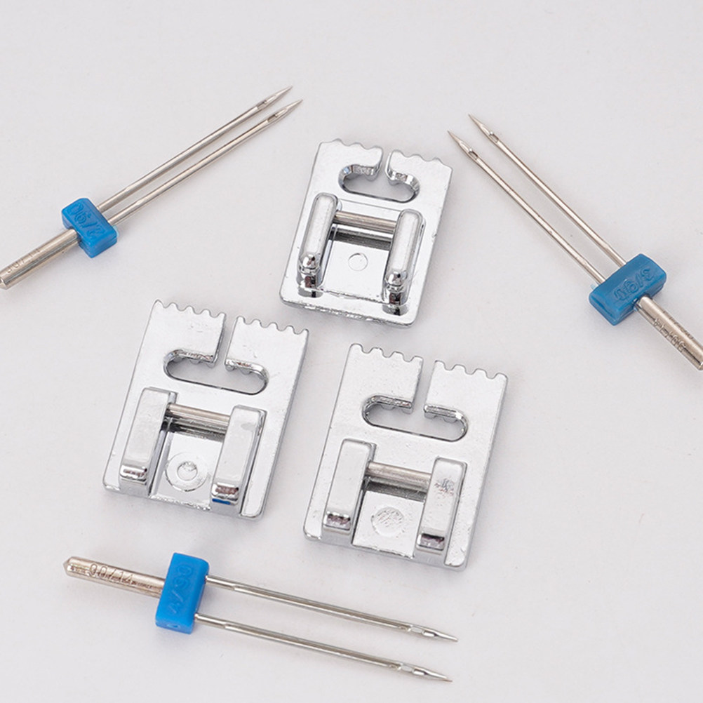 เข็มจักรเย็บผ้าแบบสองรู 2 ขนาด - Twin Needle Stretch บทวิจารณ์และราคา