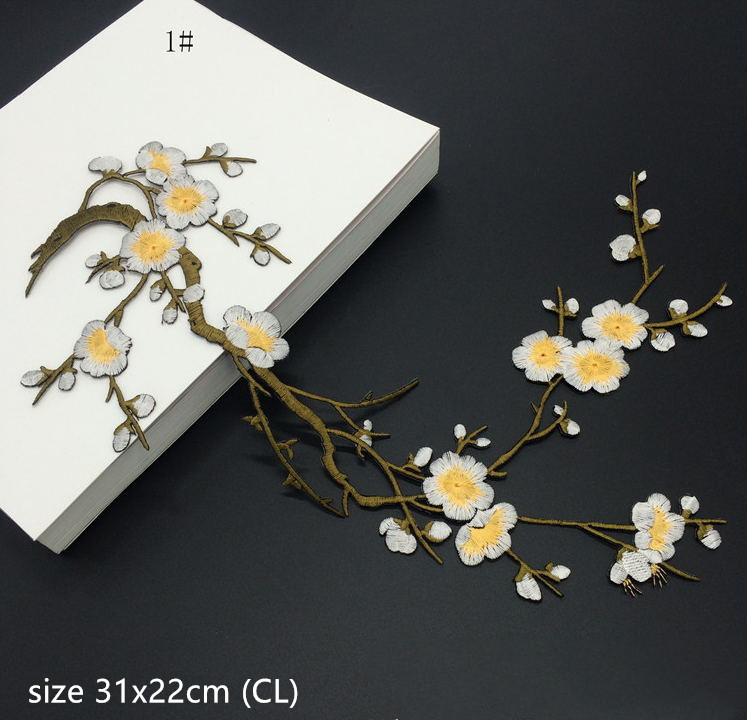 27 สี 10 ชิ้นดอกไม้ใหญ่แพทช์ปั - Sewing Id บทวิจารณ์และราคา