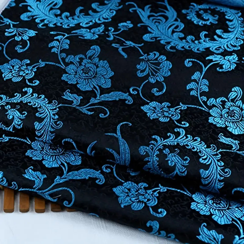 ผ้าลายปักหางนกฟีนิกซ์สีน้ำเงิน - Sewing Cloth บทวิจารณ์และราคา