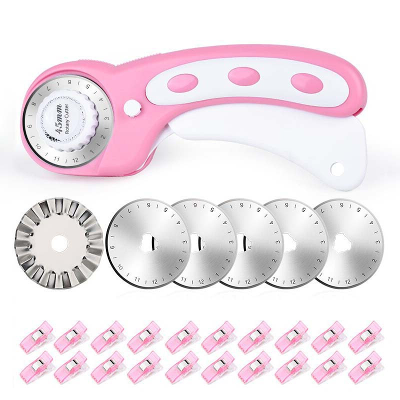 โรตารี่ชุดตัดสีชมพู-ชุดเย็บผ้า - Rotary Cutter Fabric บทวิจารณ์และราคา